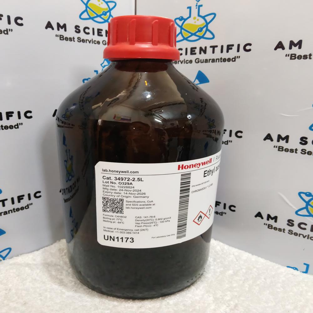 Ethyl Acetate LCMS Honeywell, 2.5 L, LR (Laboratory)