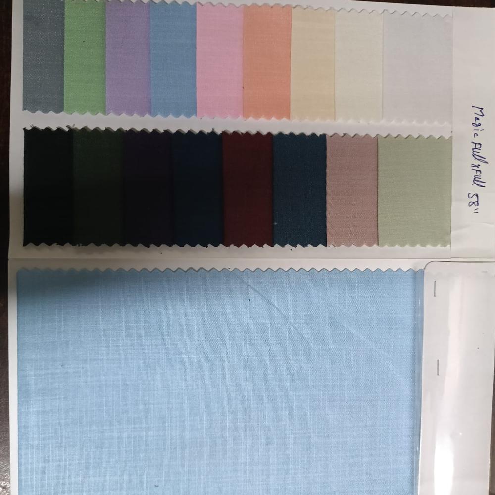 POLYCOTTON MAGIC SHIRTNG FABRIC 58