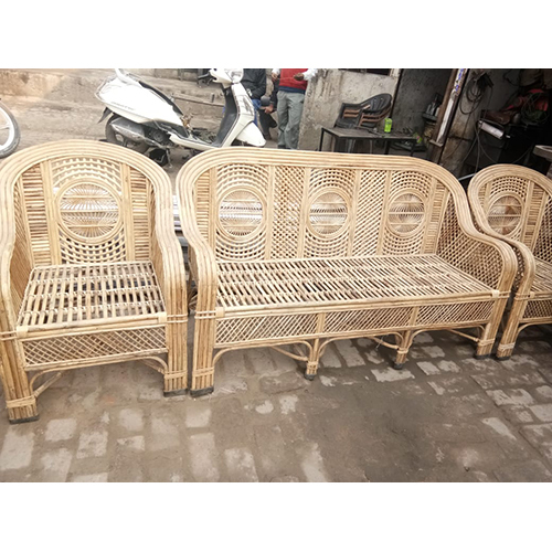 Premium Cane And Bamboo Sofa Set