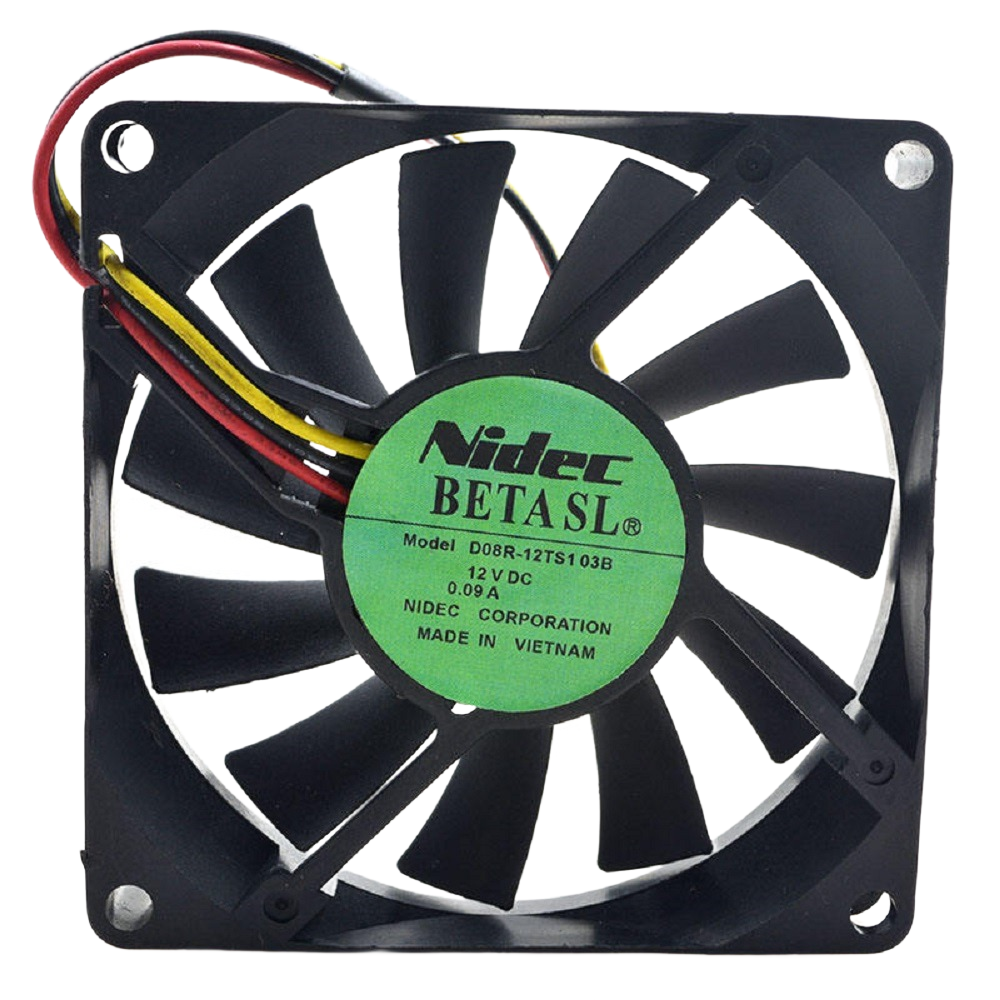 NIDEC D08R-12TS1 03B DC12V  Cooling Fan