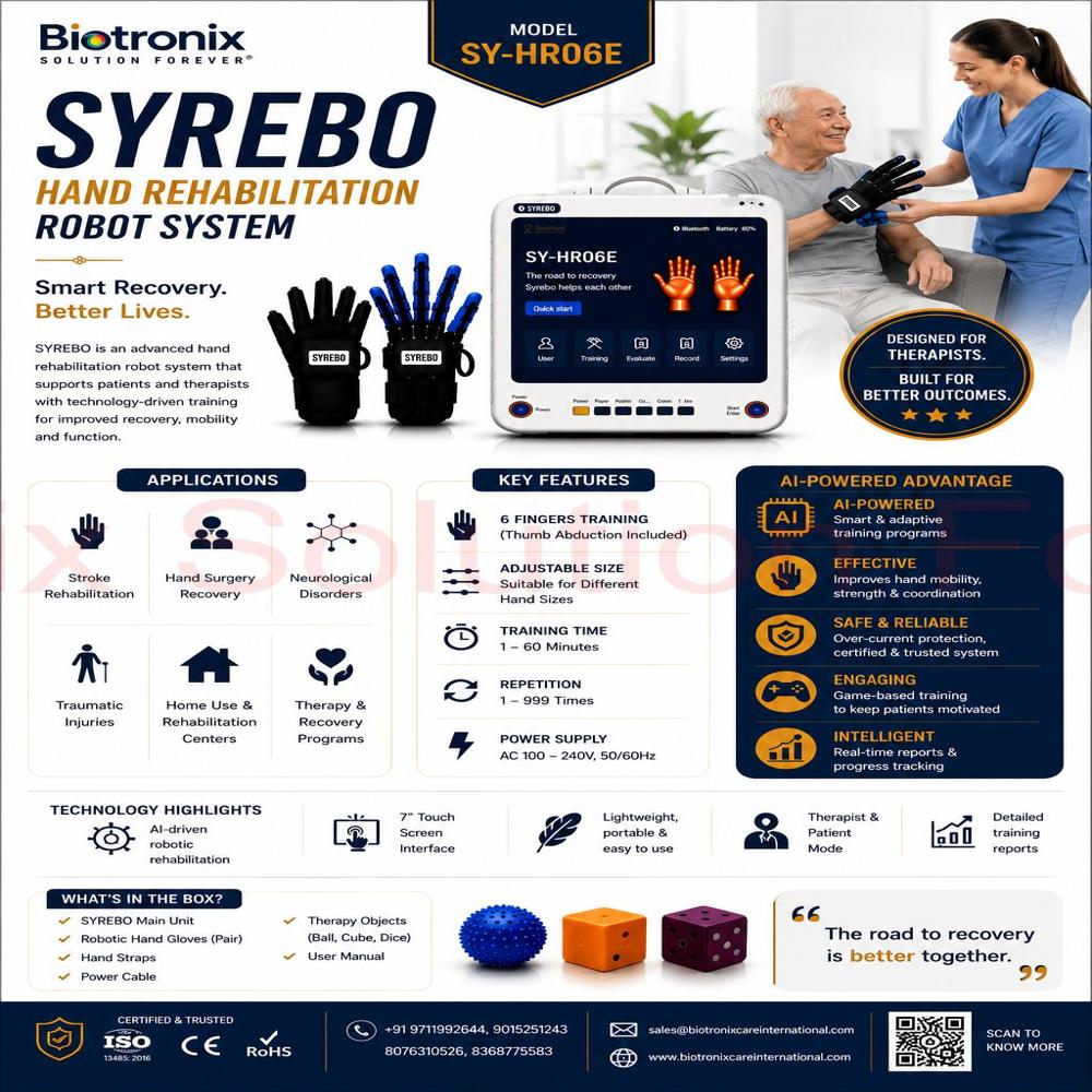 Syrebo Robotics Hand Rehabilitation Gloves C12