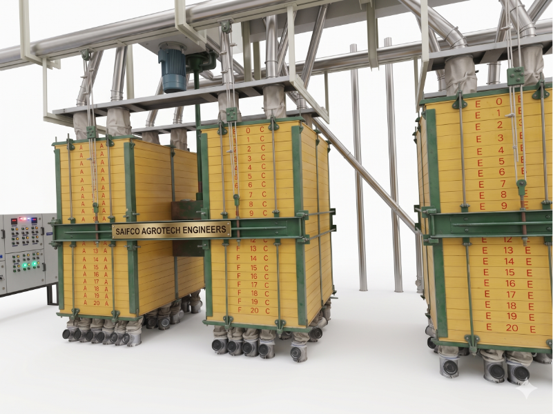 FINE WHEAT FLOUR SIFTER MACHINE