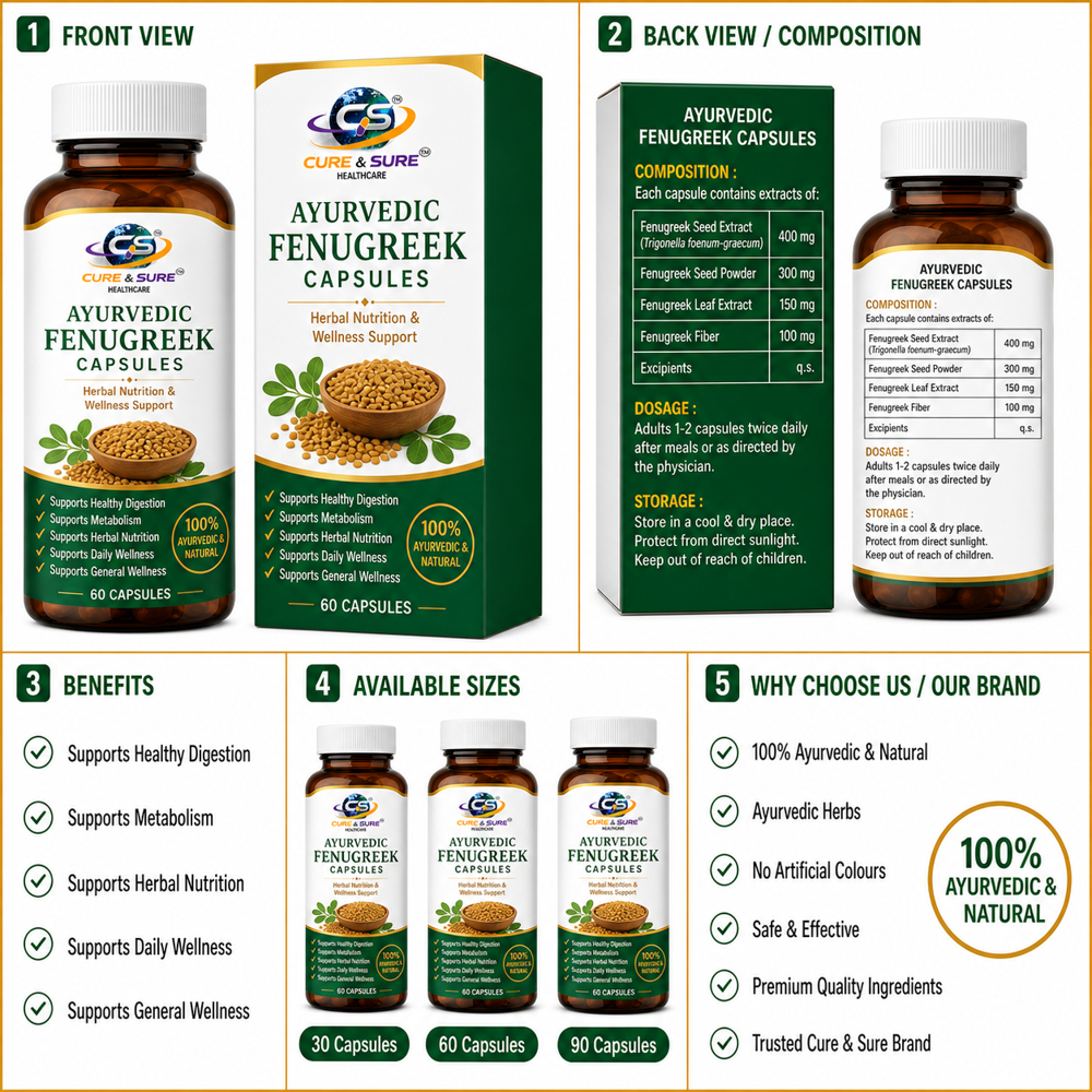 Ayurvedic Fenugreek Third Party Manufacturing - Age Group: For Adults
