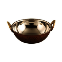stainlees steel kadai