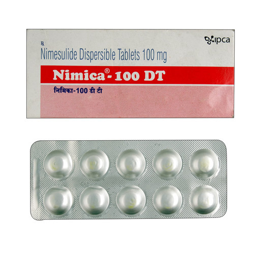 Nimica DT Nimesulide 100mg Tablet, Pain & Inflammation Relief Medicine