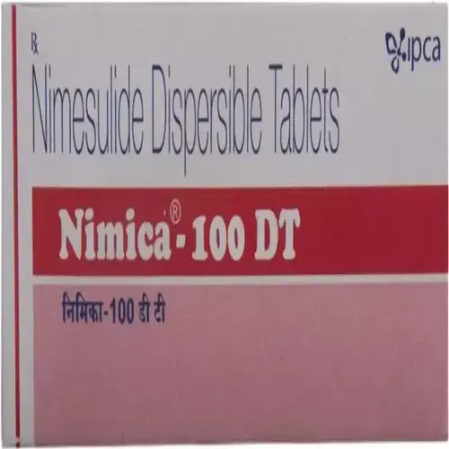 Nimica DT Nimesulide 100mg Tablet, Pain & Inflammation Relief Medicine