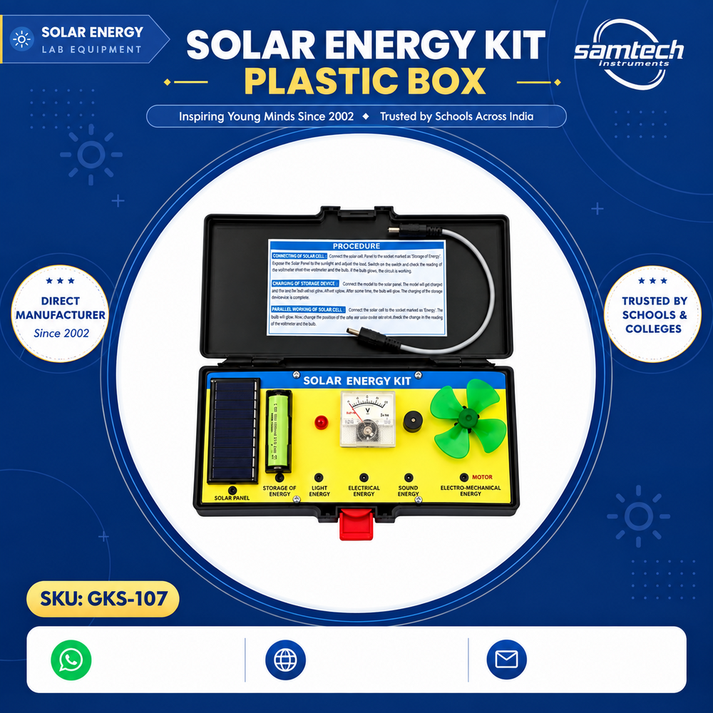 Solar Energy Kit (In Plastic Box) - Assembly: Minimal Assembly Required