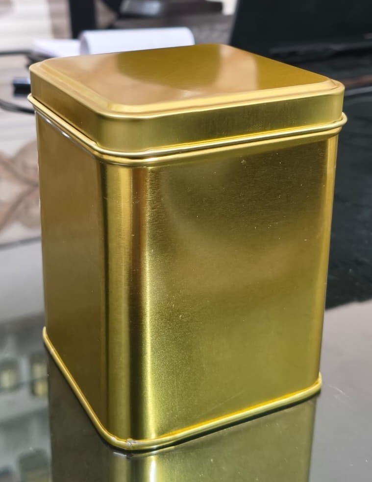 square tin box 80 * 80 mm
