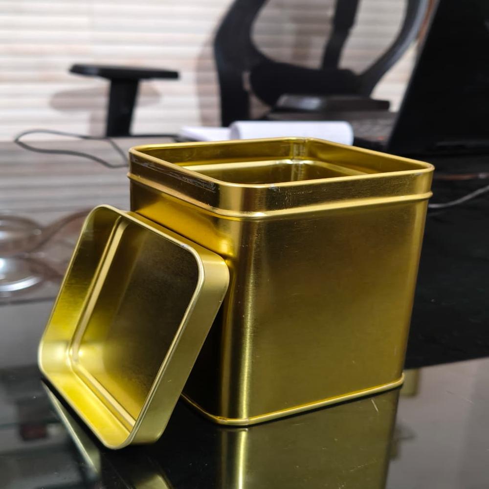 square tin box 80 * 80 mm