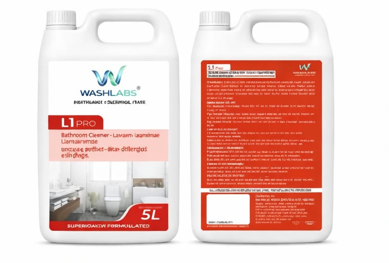 WASHLABS L1 Bathroom Cleaner Cum Sanitizer Concentrate,