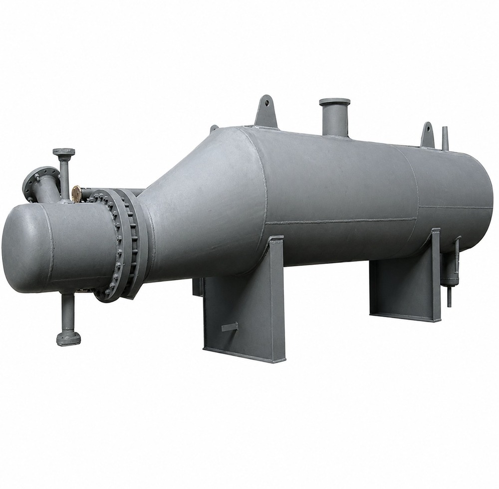 Reboiler Heat Exchanger - Color: Silver