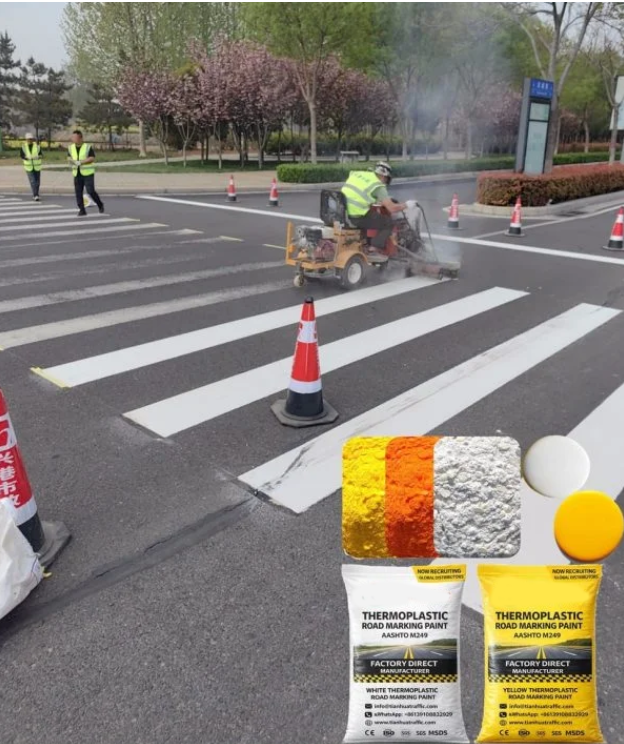 Durable Thermoplastic Road Marking Materials