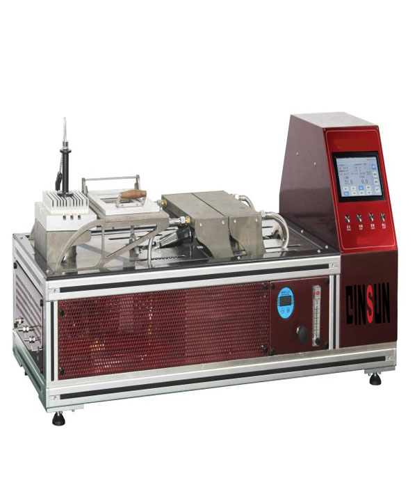 Thermal Protective Performance Tester (TPP) - Stainless Steel, 900x600x1300 mm, PLC Control with Data Logger, Propane Gas Burner, Digital LCD Touchscreen