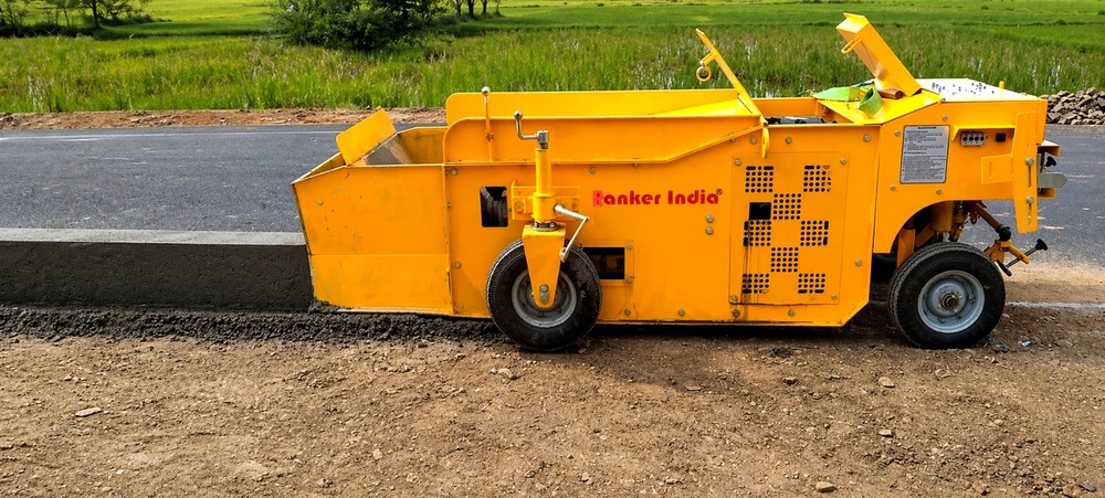 Concrete Kerb Laying machine & Curb Cutter