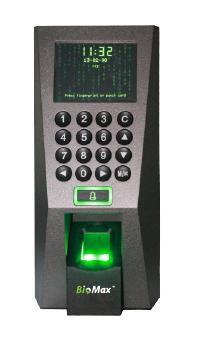 Fingerprint Access Control - Plastic Build, 3" Color Tft Screen | Black & Gray Design, Ideal For Office And Hotel Use