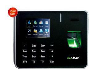 Fingerprint Access Control - Plastic Build, 3" Color Tft Screen | Black & Gray Design, Ideal For Office And Hotel Use