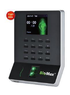 Fingerprint Access Control - Plastic Build, 3" Color Tft Screen | Black & Gray Design, Ideal For Office And Hotel Use