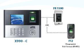 Attendance & Access Control System (Fingerprint) - Material: Abs
