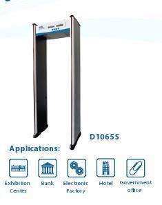 Metal Detector - Aluminium, 2230x830x730mm, Silver | Multi-zone Detection, Passenger Counting, High Density Reproof Material