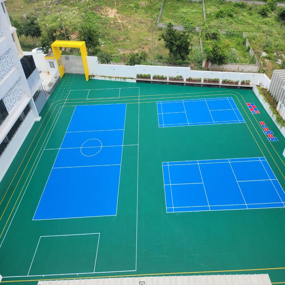 Sports flooring