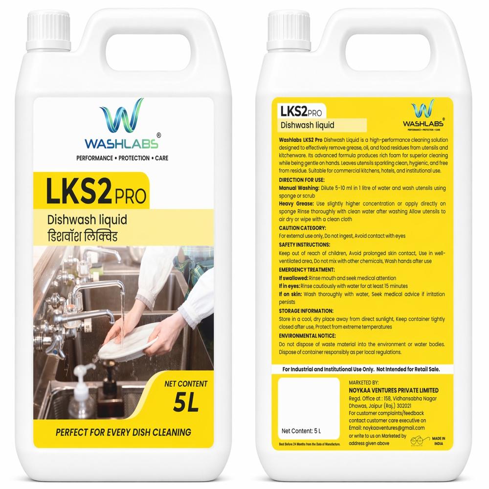 Liquid Dish wash 5L , Powerful Grease Cleaner for Utensils