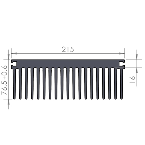 Aluminum Heat Sink Extrusion