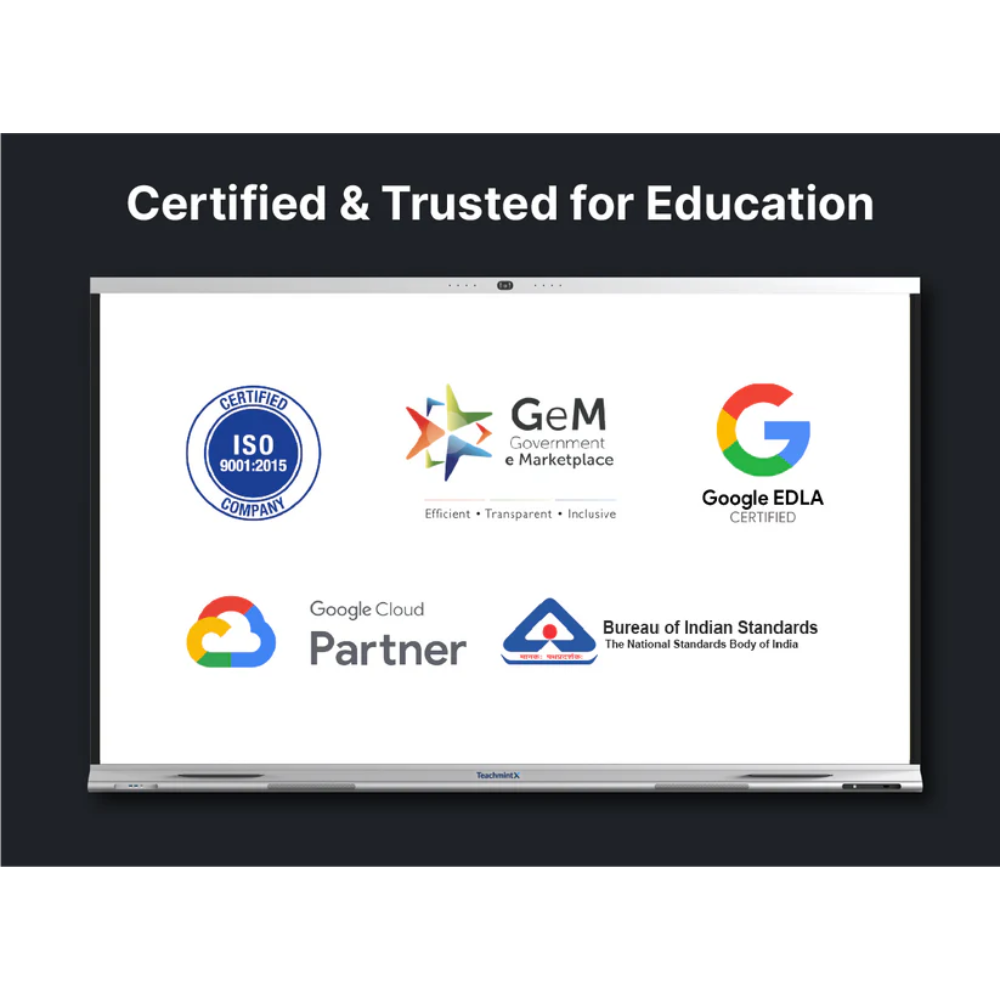 इंटरैक्टिव फ्लैट पैनल - Teachmint X - 65 इंच