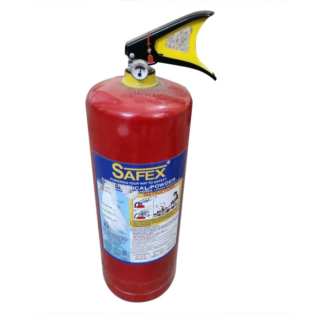 Safex Fire Extinguishers - Mild Steel, Red | Industrial Use, Warranty Included