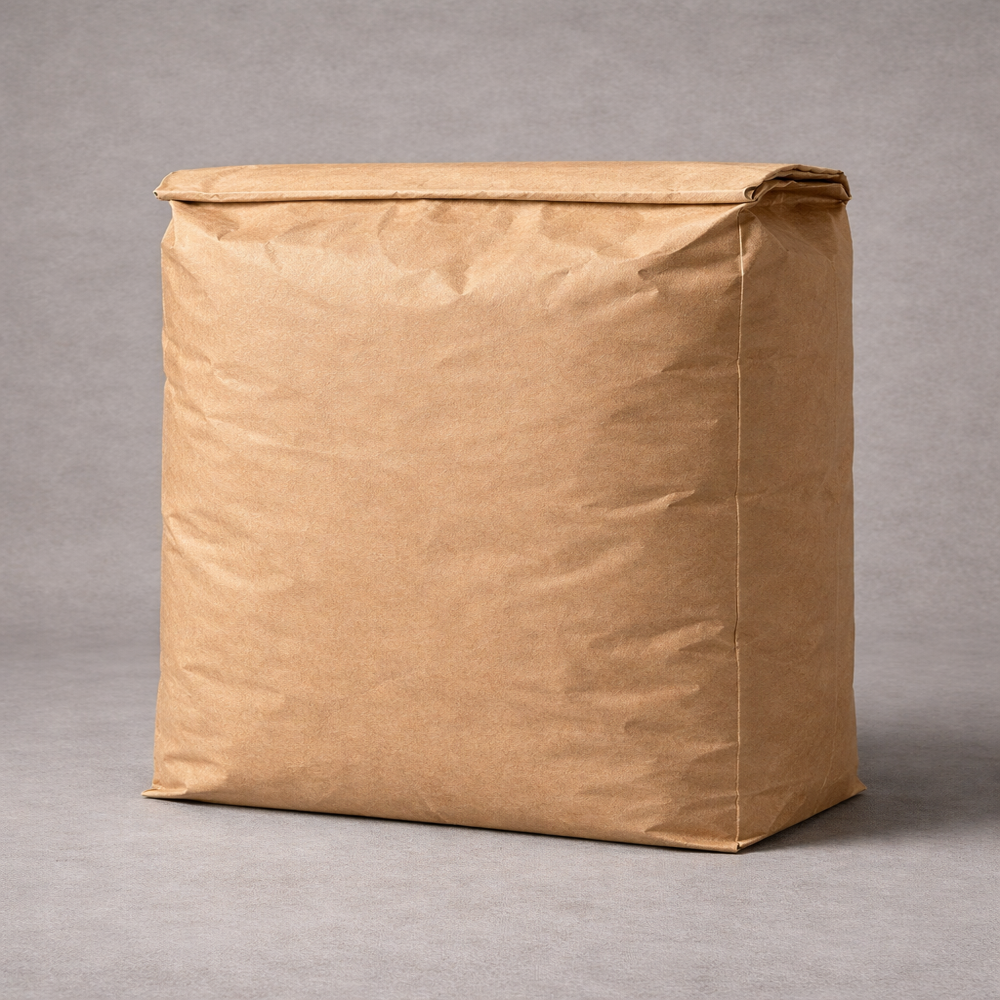4ply Multiplayer White Paper Bag Bottom Paste Open Mouth