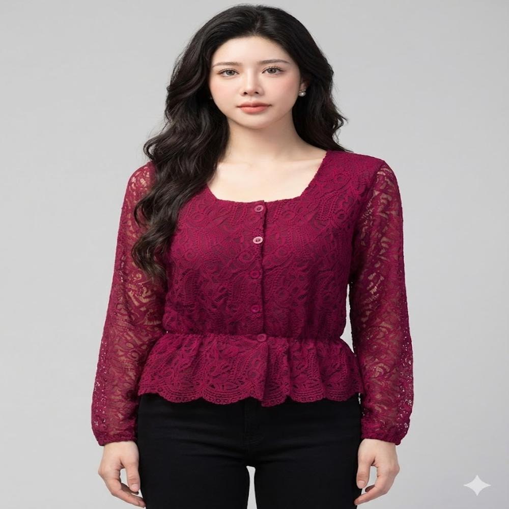 Ladies Western Black Tops