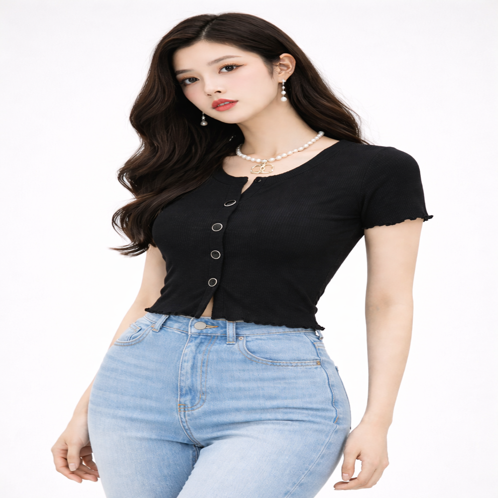 Ladies Black Top