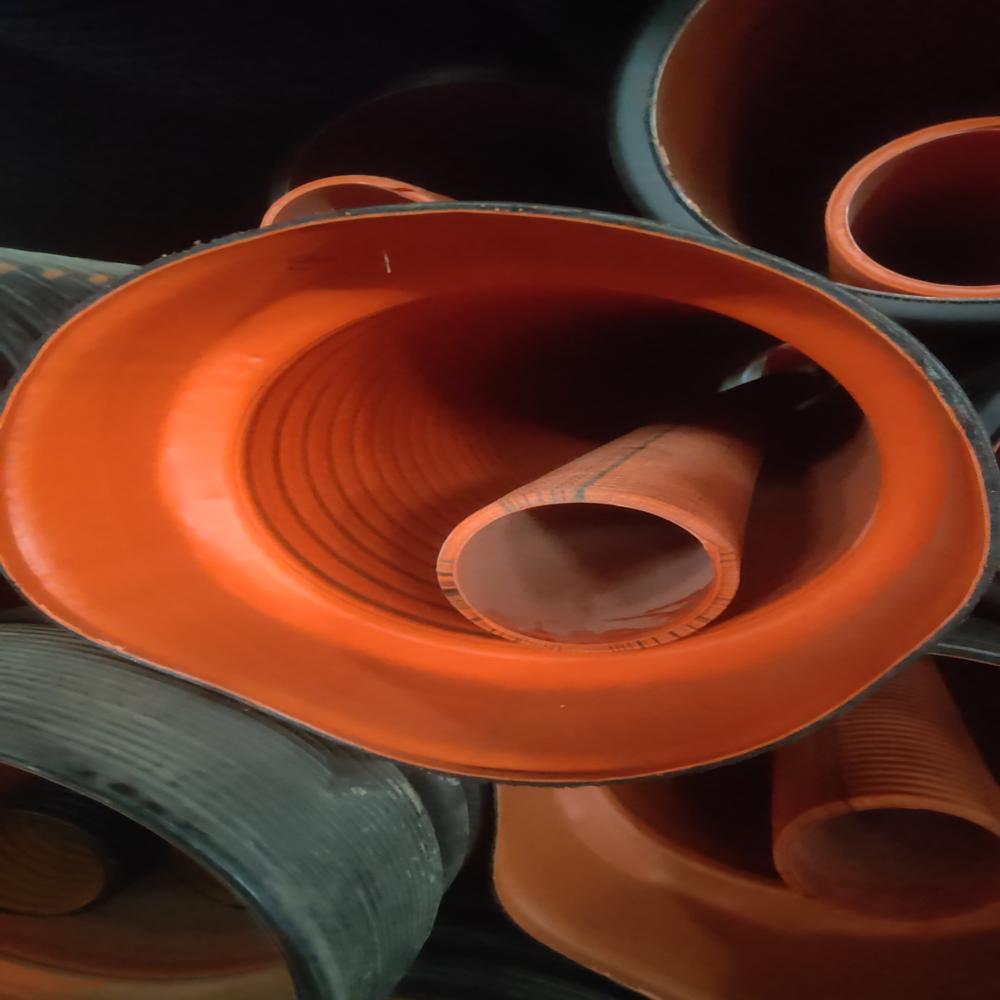 150mm HDPE Double Wall Corrugated Pipes for Drainage and Sewage Solutions 150mm ID SN8 Online