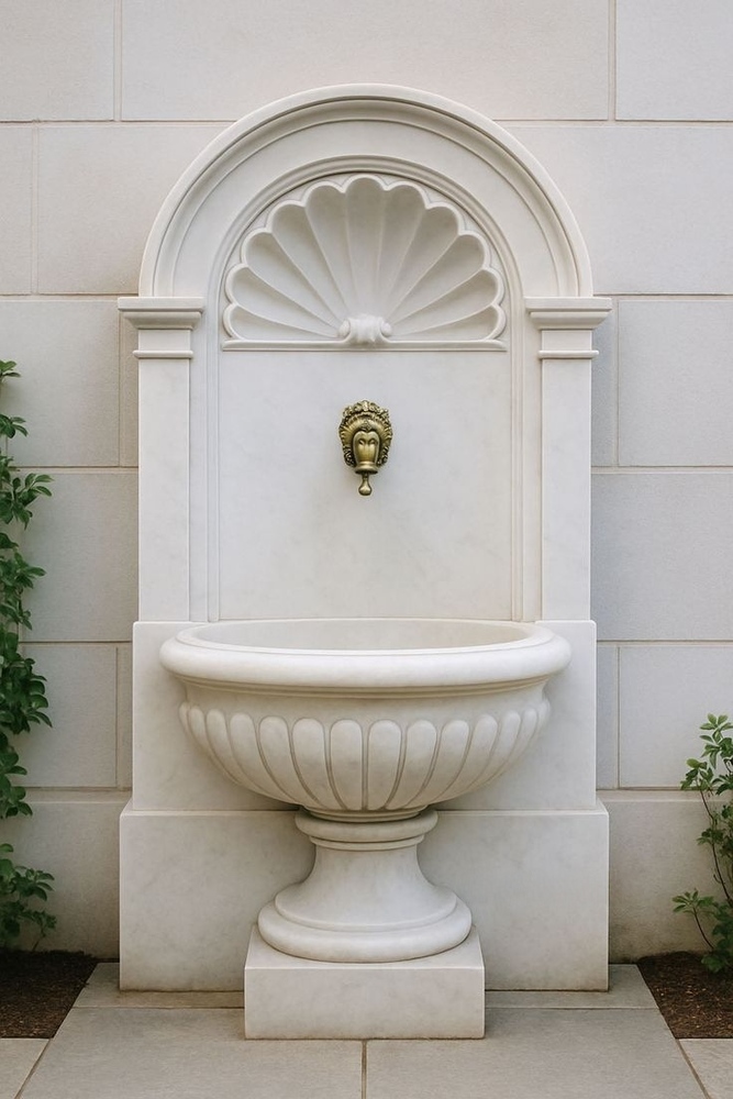 White Marble Basin