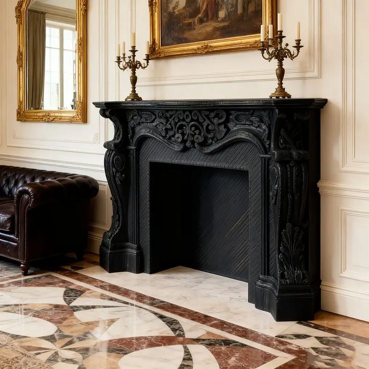 Makrana Marble Fireplace