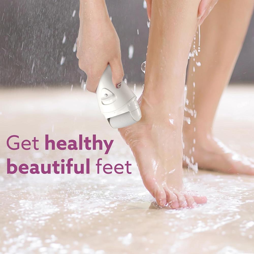 AGARO  Callus Remover with 3 Interchangeable Head Rollers, Rechargeable for Foot Care, Callus & Dead Skin Removal  33528