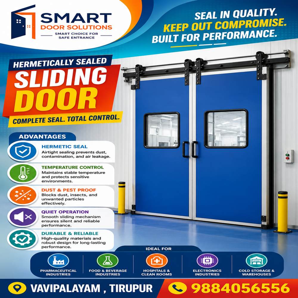 Hermetically Sealed Sliding Door