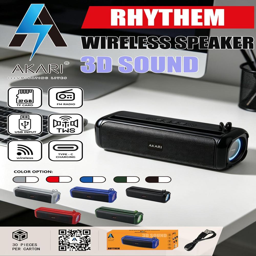 Akari Rhythem Wireless Speaker - Color: Multi Color