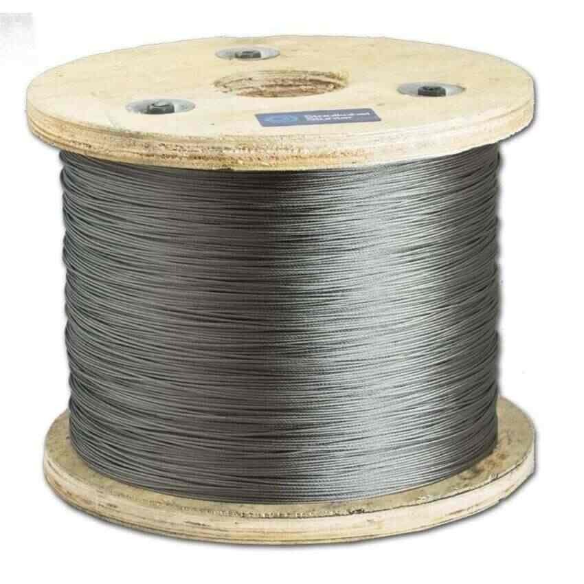 Wire Rope 100mm - Color: Silver
