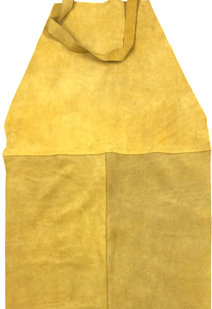Yellow Split Leather Apron