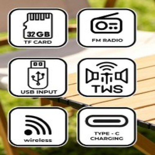 Akari Flip Wireless Speaker - Color: Multi Color