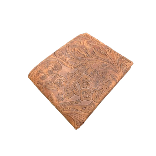 Brown Two Fold Lather Wallet