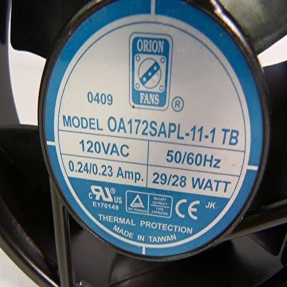 ORION OA172SAPL-11-1 TB 115V AC 29/28W 0.25/0.23A 17238mm Ball Bearing Industrial Axial Cooling Fan