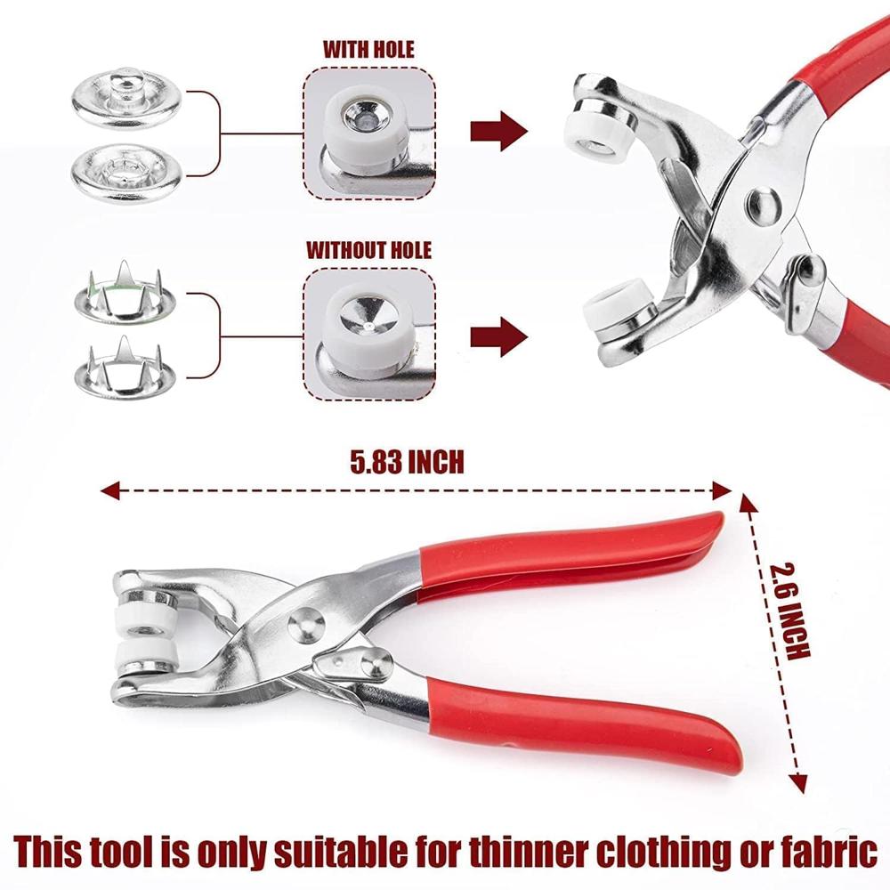 Snap Button Tool Kit Complete Button Fixing Solution