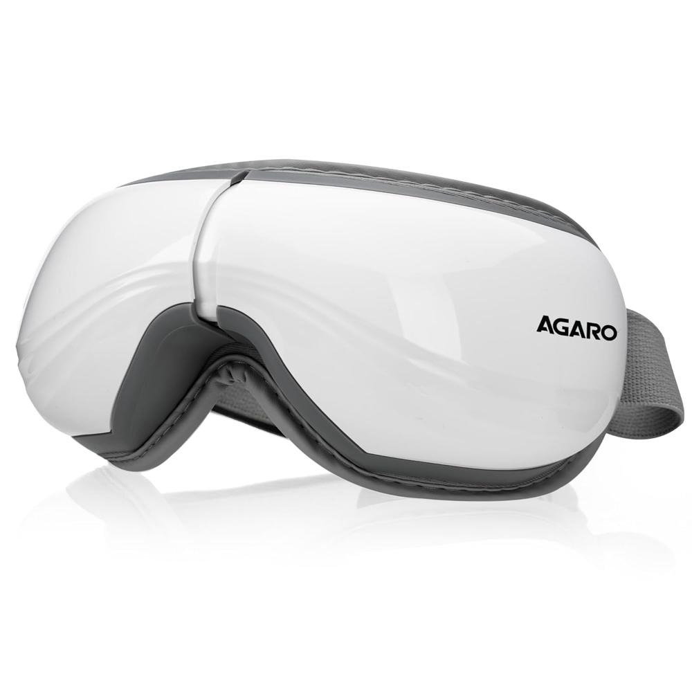 Agaro Supreme Eye Massager With Lukewarm Heat, Relax, Reduce Eye Strain, Relief From Stress, Air Compression Massage,  34281 - Application: Bluetooth Music