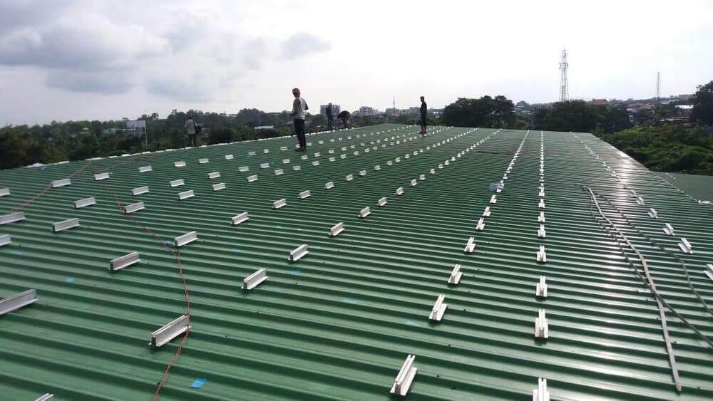 सौर एल्यूमिनियम मोनो रेल संरचना