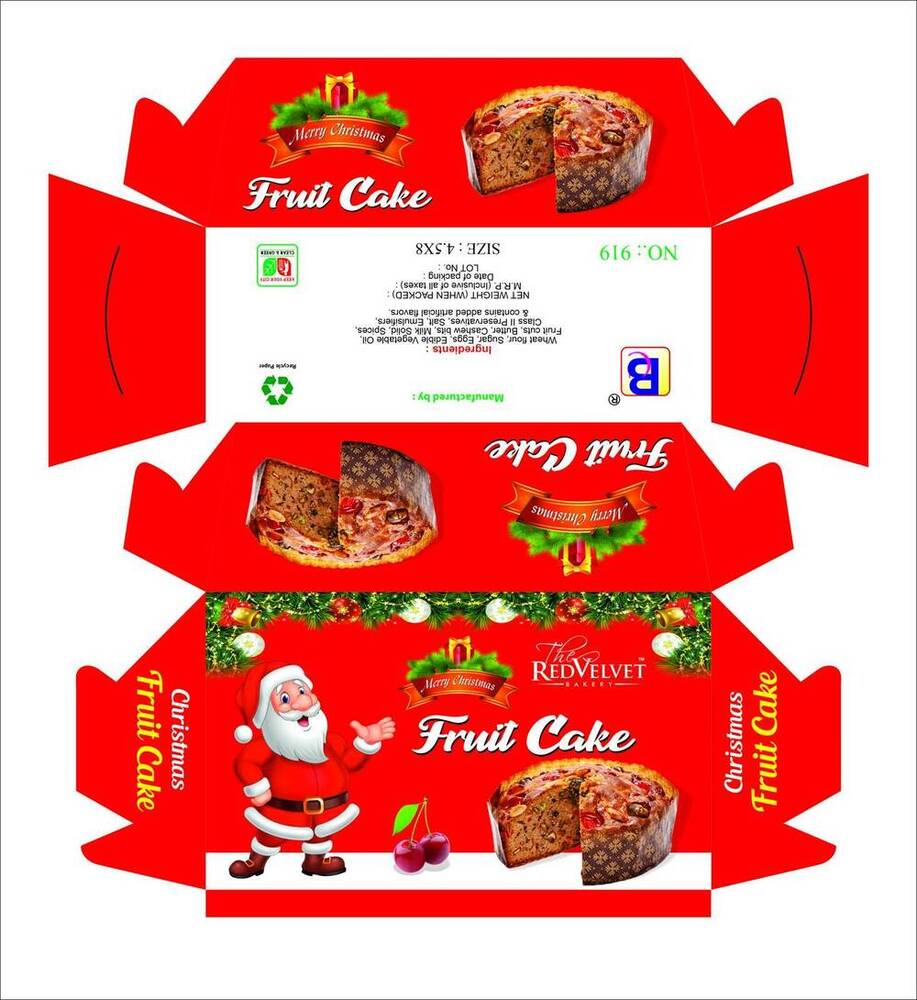 Fruit Cake BOX Printing