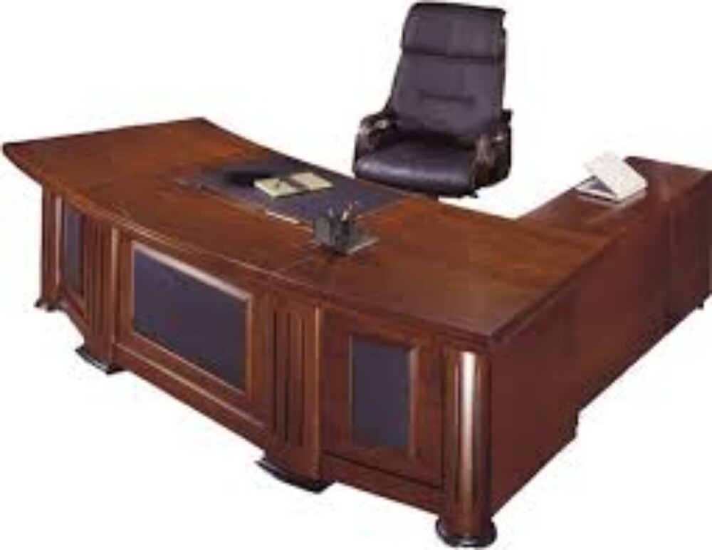 Brown Wooden Executive Table