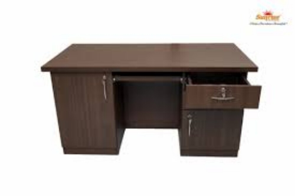 Brown Wooden Executive Table