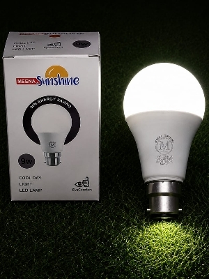 9w Bulb - Polycarbonate, Cool White 6500K, B22 Base | 900 lm, 180° Beam, A+ Efficiency