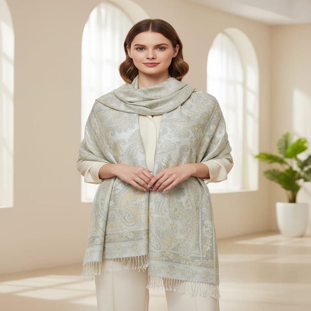 Pure Silk jamawar stole